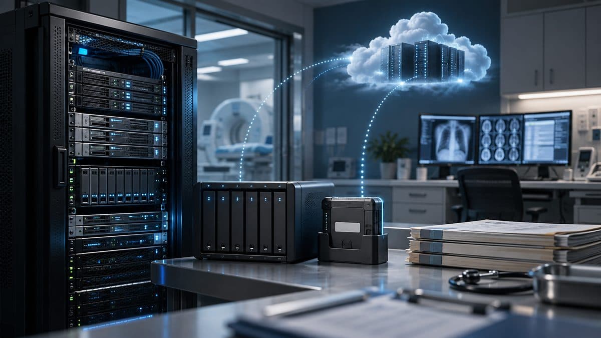 HIPAA-compliant backup with offsite cloud copy
