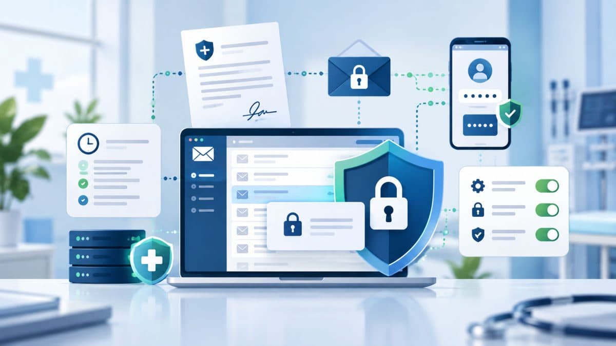 HIPAA-compliant email security for practices