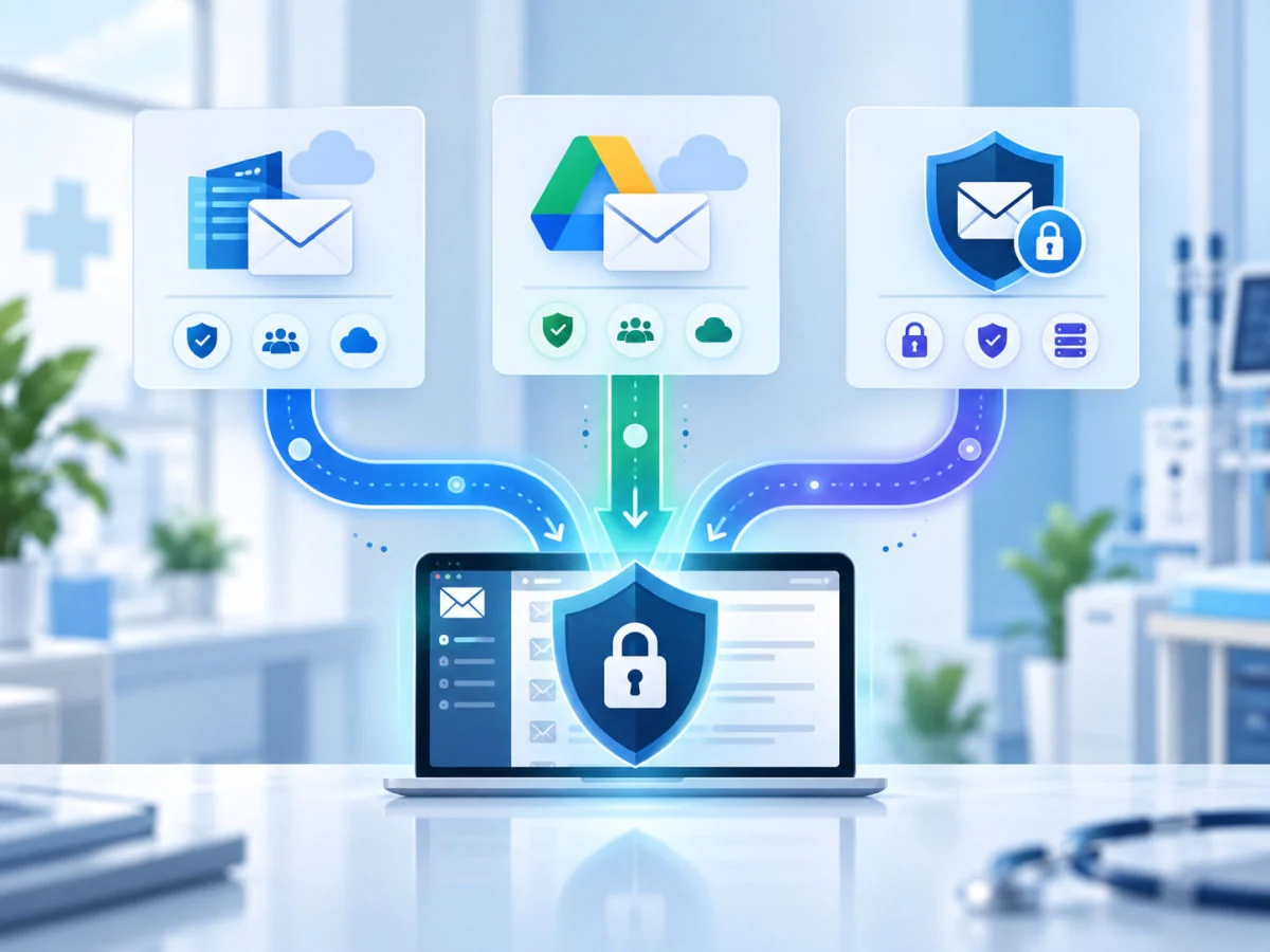 Three routes to HIPAA-compliant email