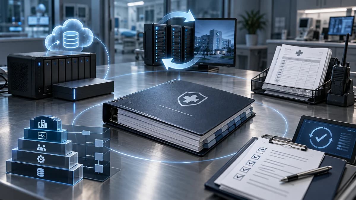 Five parts of HIPAA contingency plan