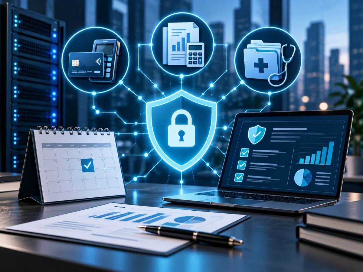 PCI, FTC, and HIPAA testing requirements