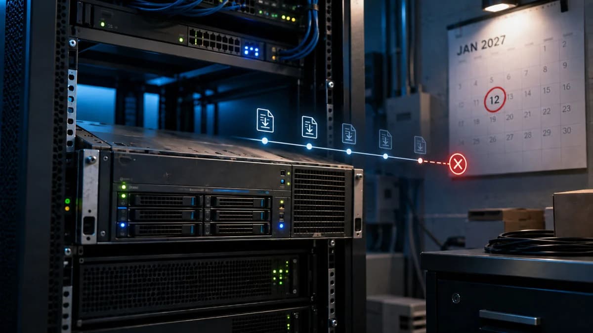 Security updates stopping on January 12